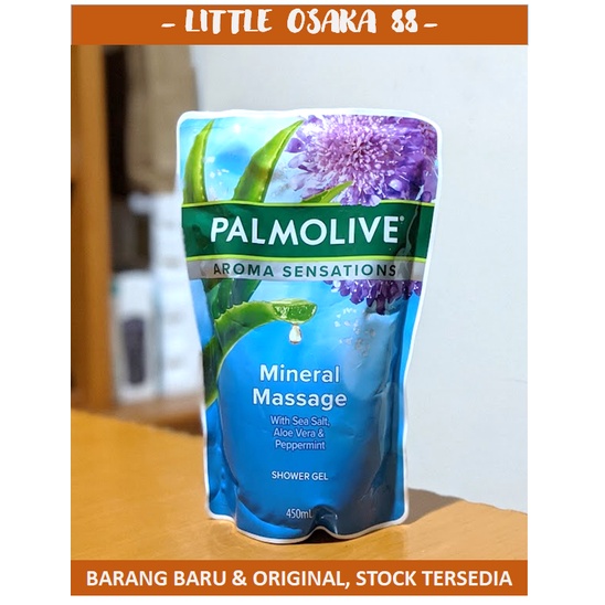 Sabun Mandi Refill Palmolive Aroma Sensation Sensual Morning Tonic Mineral 450 ml