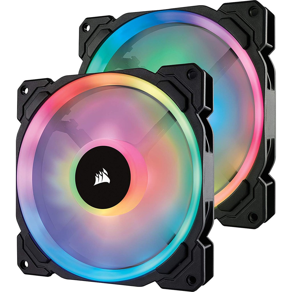 Coolerfan Corsair LL140 RGB (Twin Pack) - With Lighting Node PRO - 14CM Fan