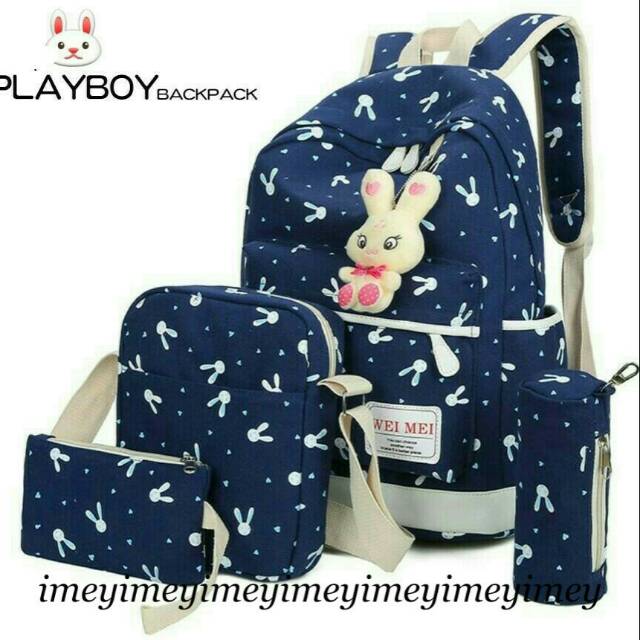 Tas Ransel Anak Sekolah playboy/tas ransel sekolah murah