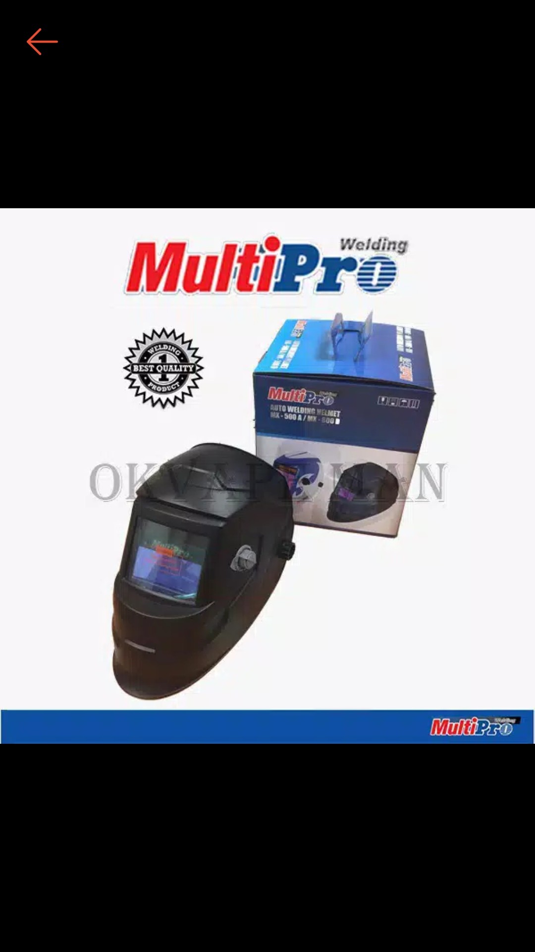 Multipro Helm Kedok Las Otomatis Auto Darking Darkening Mx-500 A Helmet