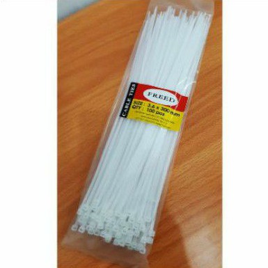 

Kabel Ties Nylon Jumbo 3,6 milimeter X 30cm Putih