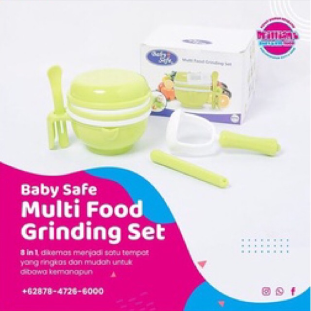 Blender bayi manual multi food grinding set
