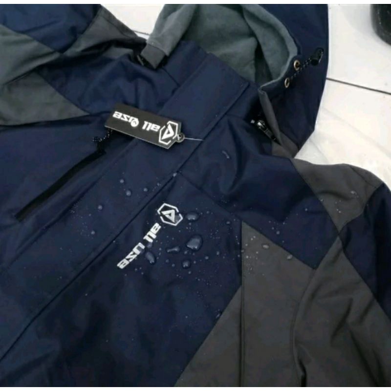 JAKET GUNUNG PRIA OUTDOOR WATERPROOF ORIGINAL ALL USE ANTI AIR