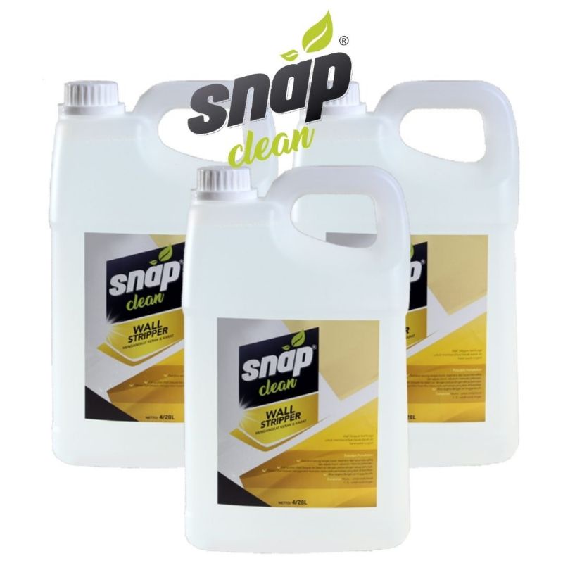 snap clean wall stripper pembersih kerak dan karat 4L - keluar kota