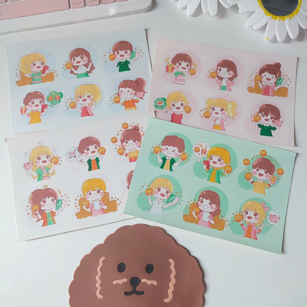 

STIKER KAWAI JAPANESE KARAKTER STIKER AESTHETIC TUMBLR SET