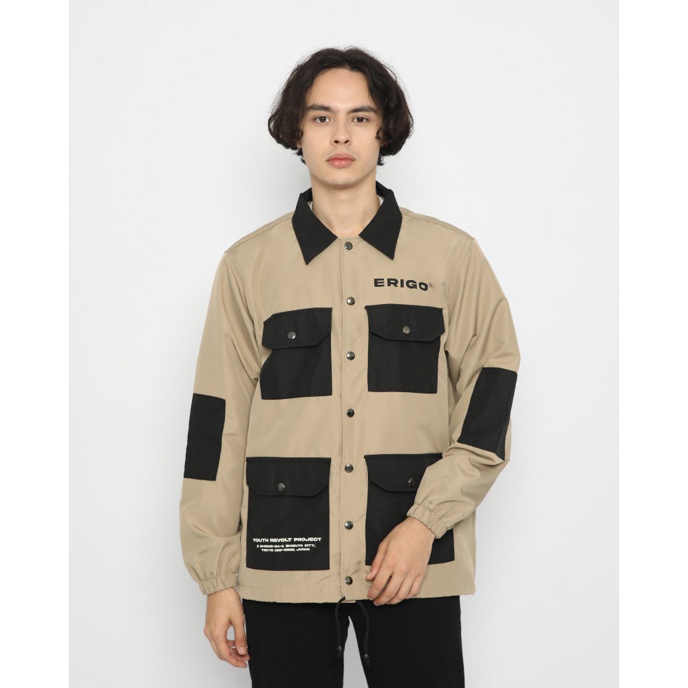 Erigo Coach Jacket Nobuko Khaki