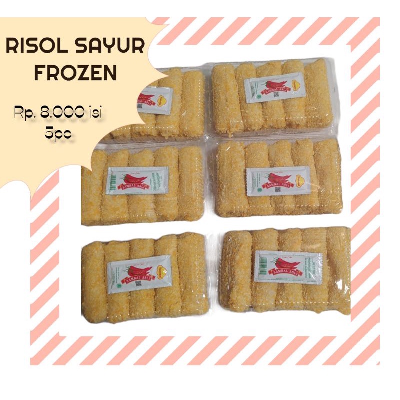 

Risol Sayur Frozen HALAL dan Lezat