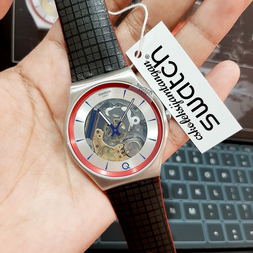 JAM TANGAN PRIA SWATCH SS07Z102 JAMES BOND 2Q NO TIME TO DIE LIMITED EDITION ORIGINAL