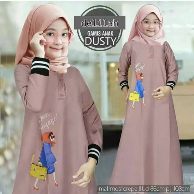 Delilah kids pakaian anak fashion muslim anak