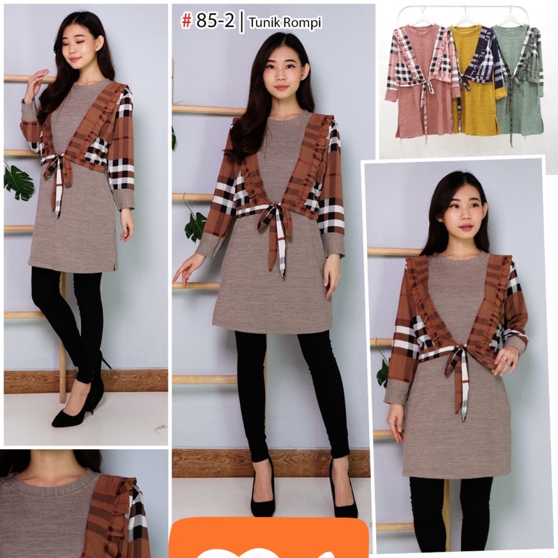 tunik rajut TP45 rompi