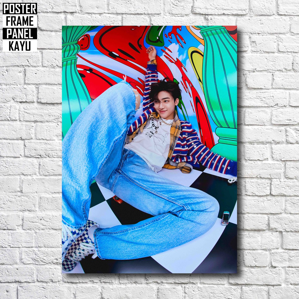 Poster NCT Dream Jaemin Crazy Jalapeno Frame Kayu Solid A4 JAE024