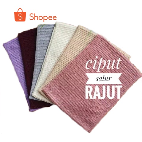 Ciput Rajut Polos premium Jesicca / Ciput Rajut Premium / inner bandana rajut