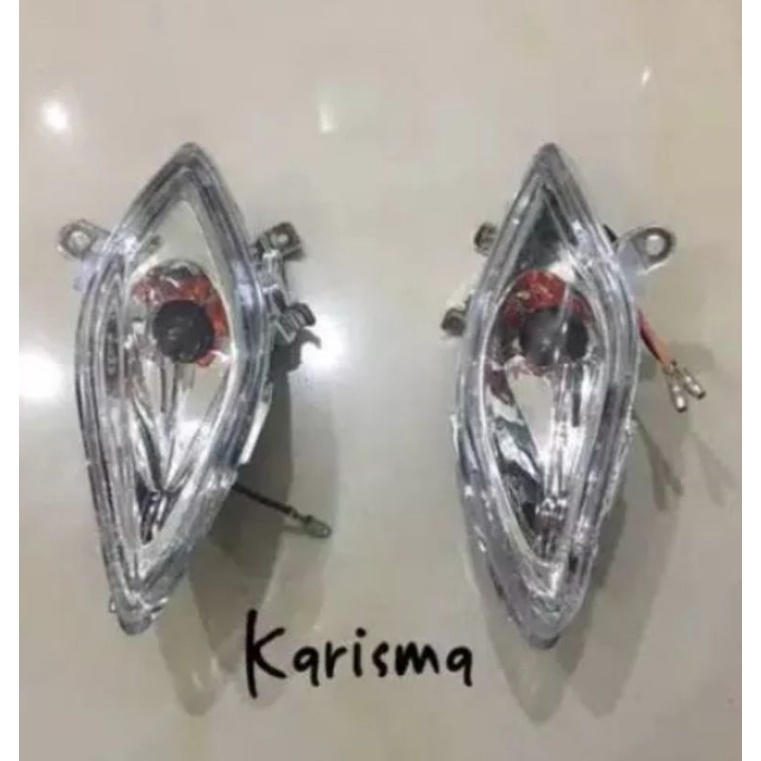 cover sen#lampu sen depan#karisma X 125 D#honda karisma