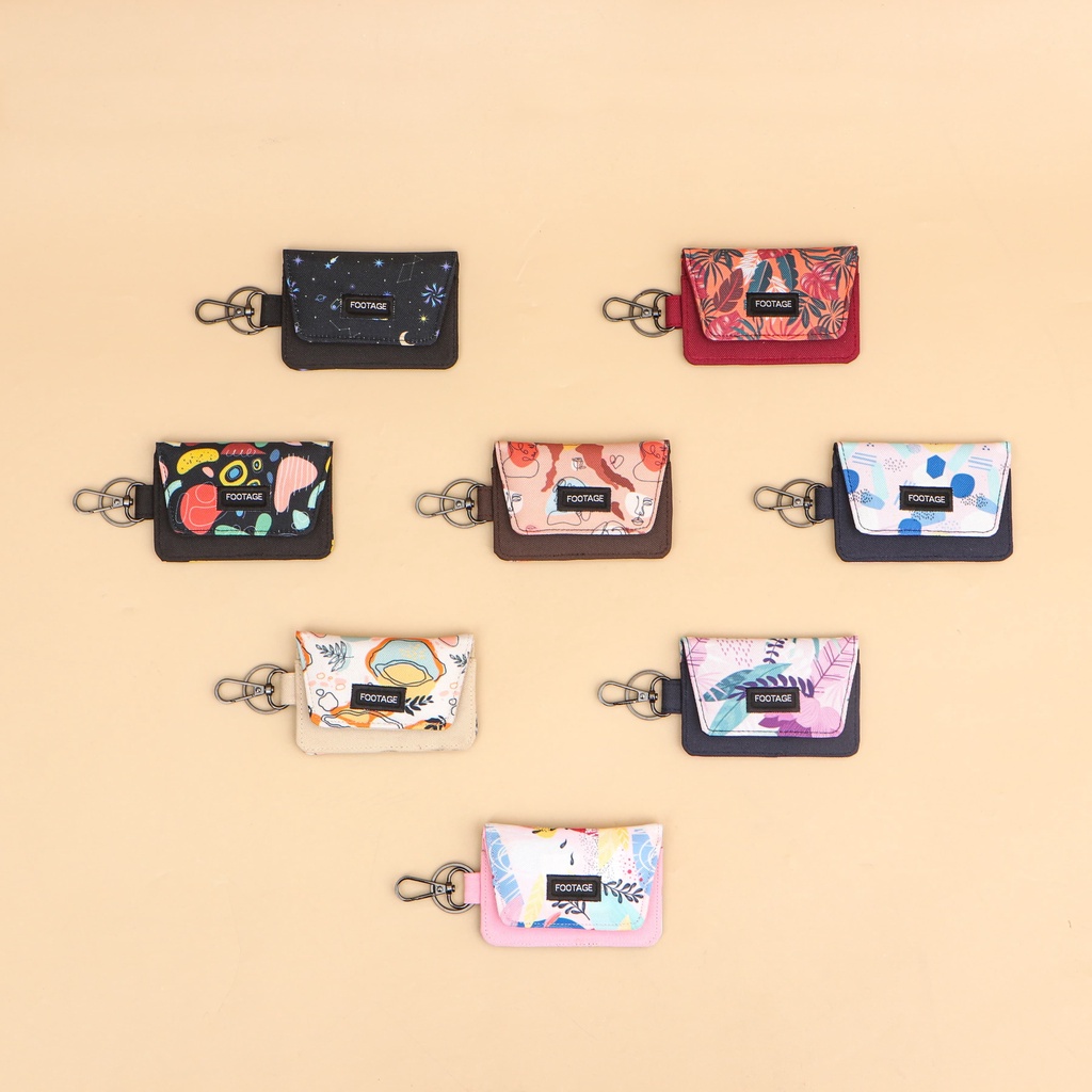 Gantungan Kunci Motor Mobil Dompet STNK E-TOLL SIM Motif Keychain Premium Footage GK-03 Februari Series