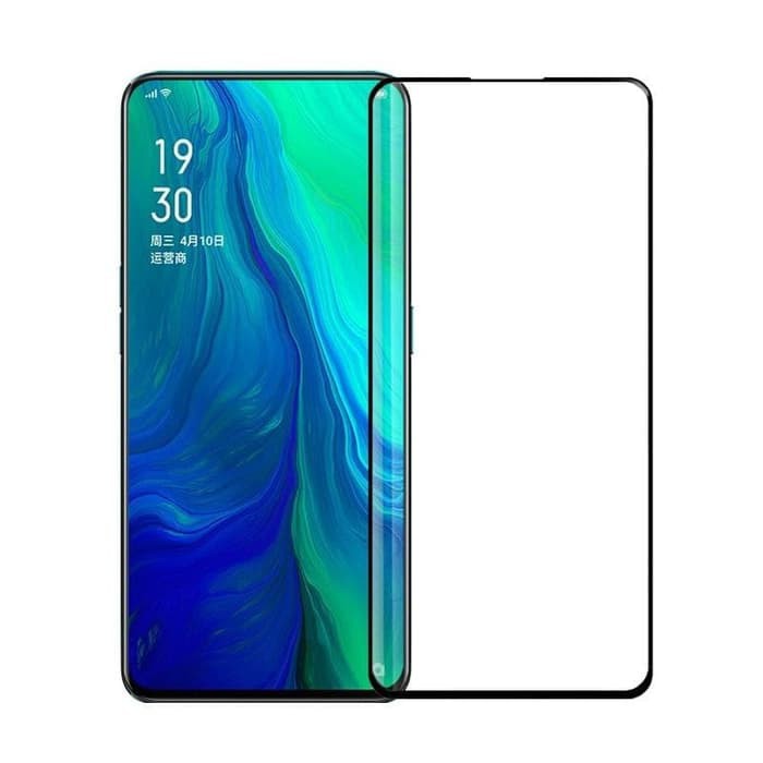 TEMPERED GLASS FULL LEM 5D 9D OPPO RENO2 6.5 - ANTIGORES KACA