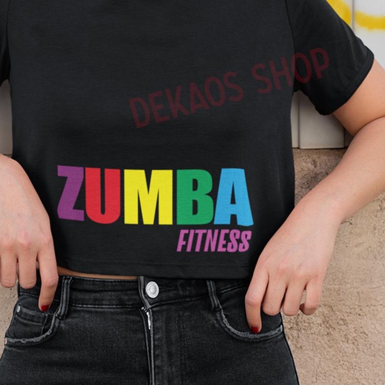 CROP TOP ZUMBA / BAJU SENAM WANITA / BAJU SENAM AEROBIC / KAOS ZUMBA WANITA / ATASAN ZUMBA / ATASAN 