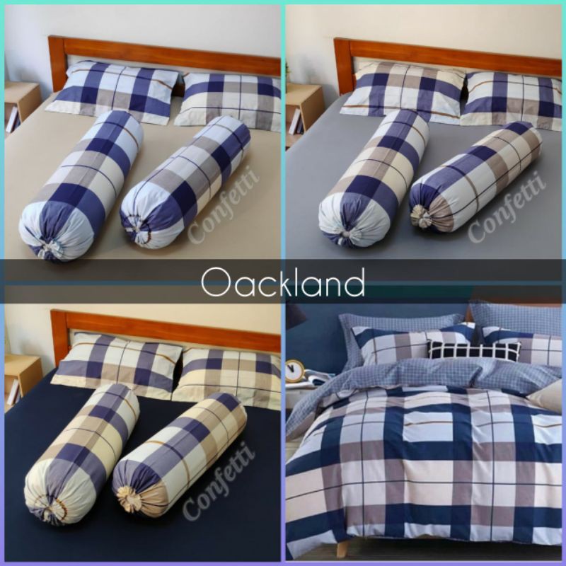 Sprei Kaos Confetti Original anti GESER motif Oakland