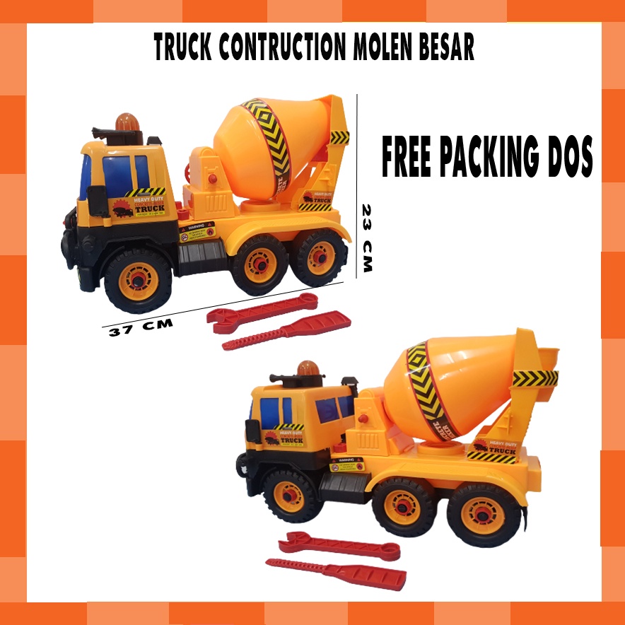 Mainan truck pasir / mainan truck molen /construction big truck molen /Truk Pasir/ Dump Truck