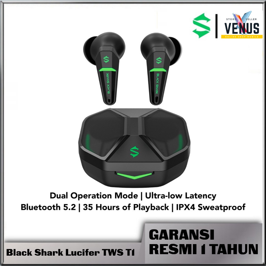 Black Shark Lucifer T1 / BlackShark Lucifer T4 TWS Gaming Earbuds Earphone Wireless