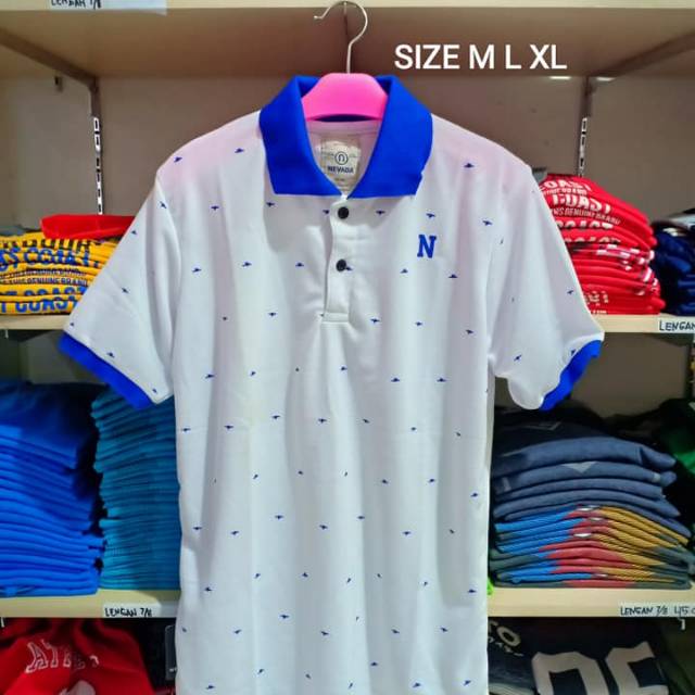 Kaos nevada kerah original / kaos pria dewasa