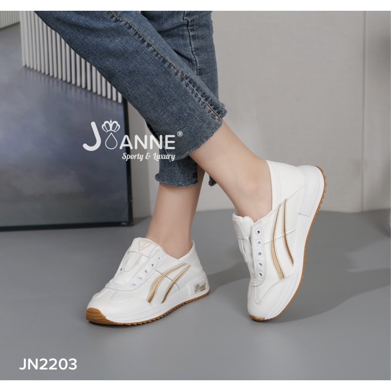 [ORIGINAL] JOANNE 2Fungsi Slip On Sneakers Shoes Sepatu Wanita #JN2203