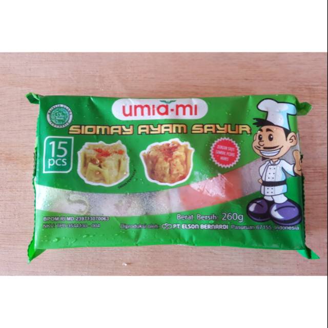 

UMAIAMI SIOMAY VEGIE 260 GRAM ISI 15 PCS