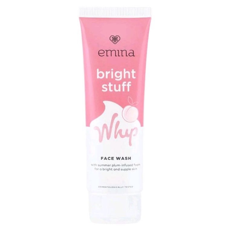 Emina Bright Stuff Face Wash | Face Scrub | Whip Face Wash 50ml | 100ml