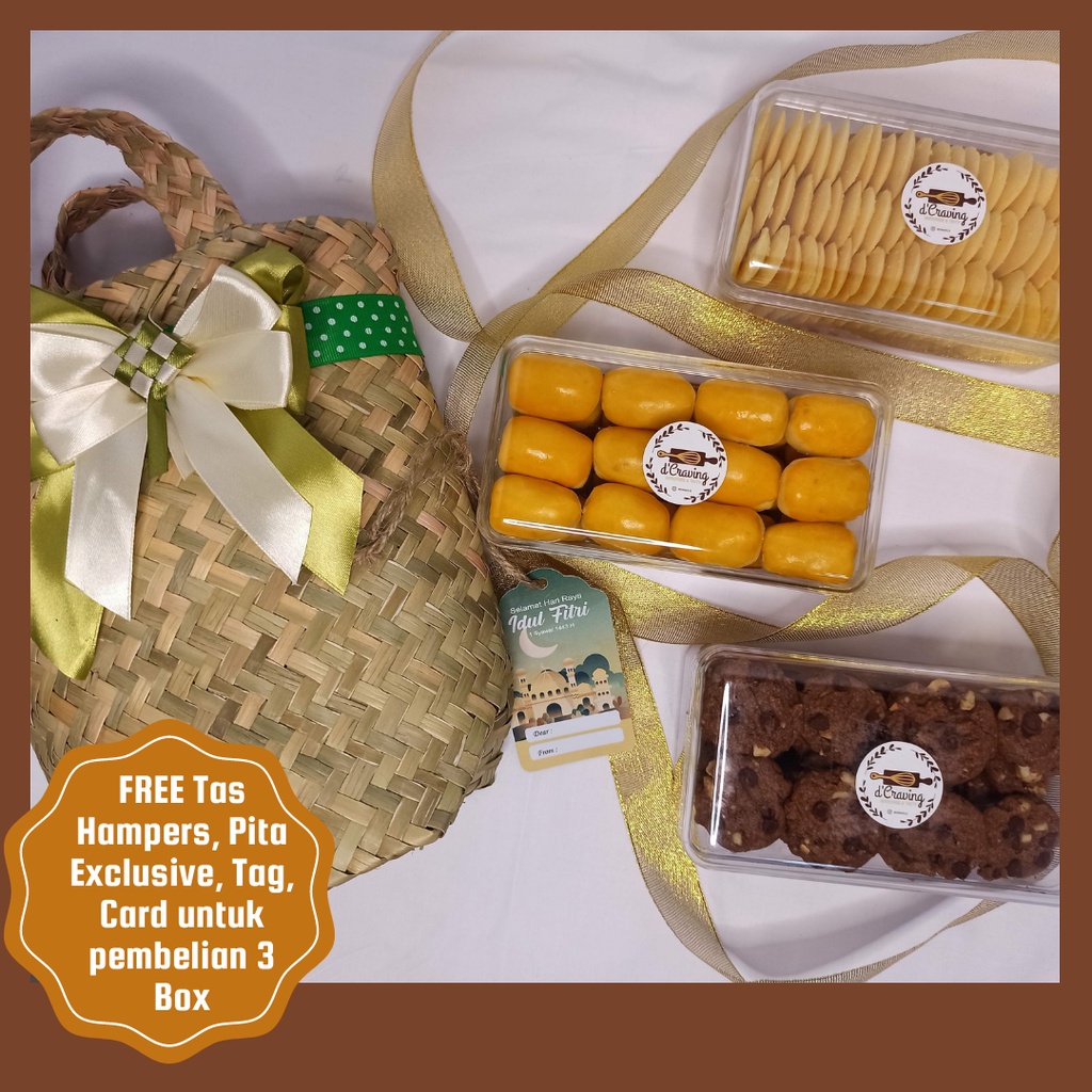 

Hamper Lebaran Idul Fitri / Parcel Ramadhan (3 paket kue kering)