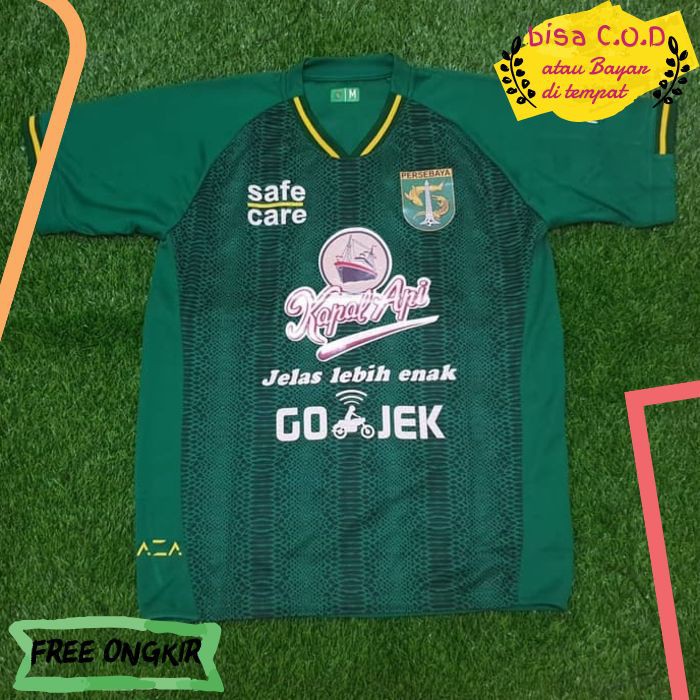 [COD]350 JERSEY BOLA PERSEBAYA SURABAYA HOME LIGA 1 2019 GRADE BAJU KAOS PRIA ORIGINAL MURAH