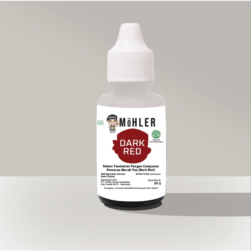 MOHLER Coloring Dark Red (KLIK KOMBO HEMAT UNTUK BELI 1 GRATIS 1)