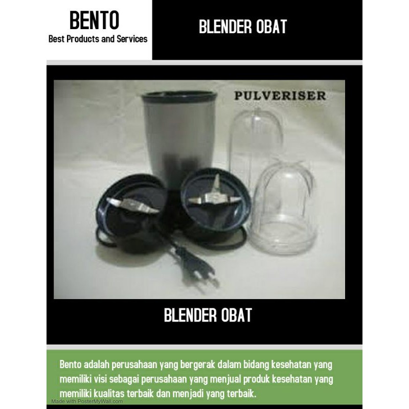 Blender obat murah