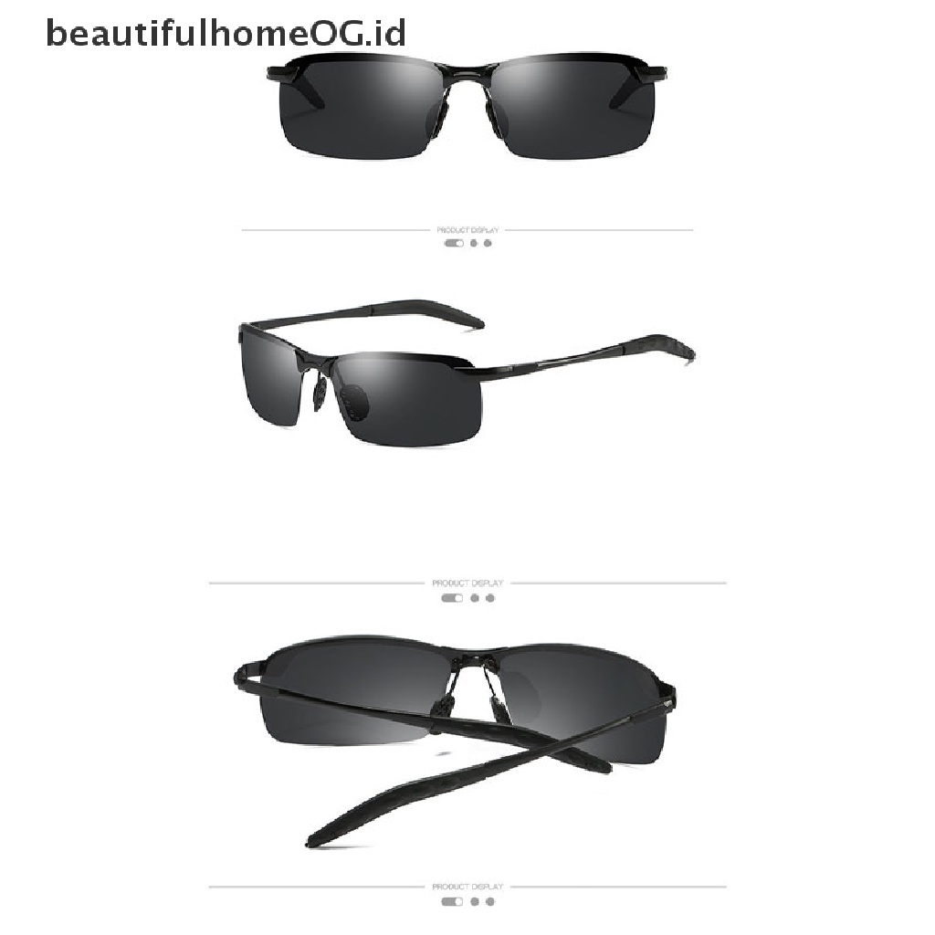 Kacamata Hitam Polarized Photochromic Siang Dan Malam Untuk Mengemudi Memancing