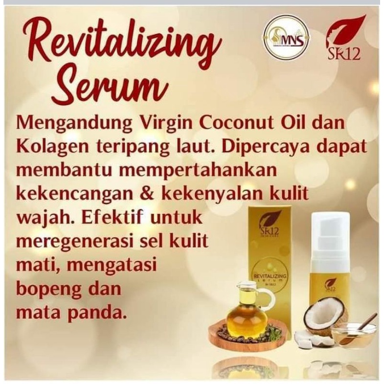 Revitalizing serum SR 12