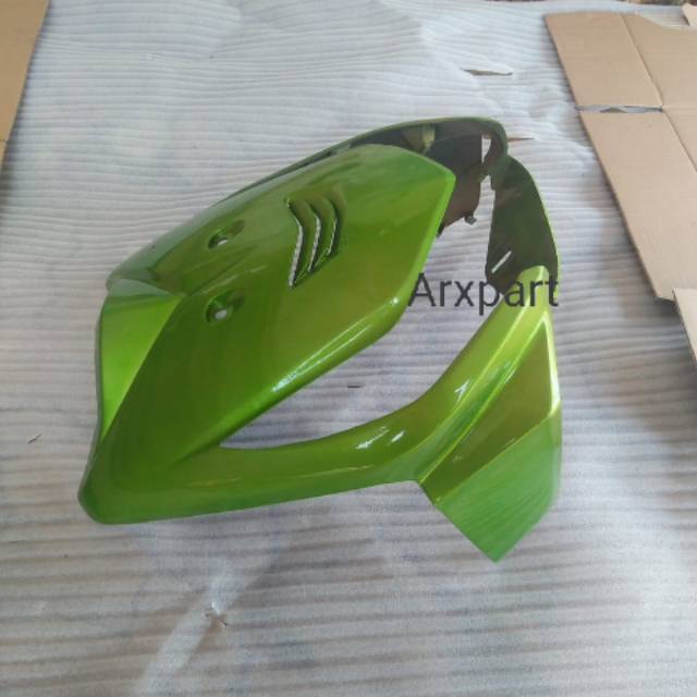 Cover body depan beat karbu hijau