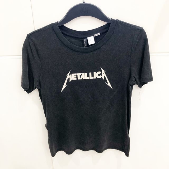 metallica t shirt h&m