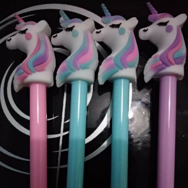 

Pena gel imut unicorn...Pena lucu dan imut