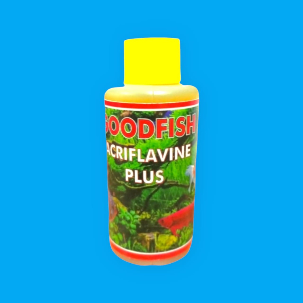 100 ml ACRIFLAVINE PLUS obat kuning ikan obat anti jamur luka