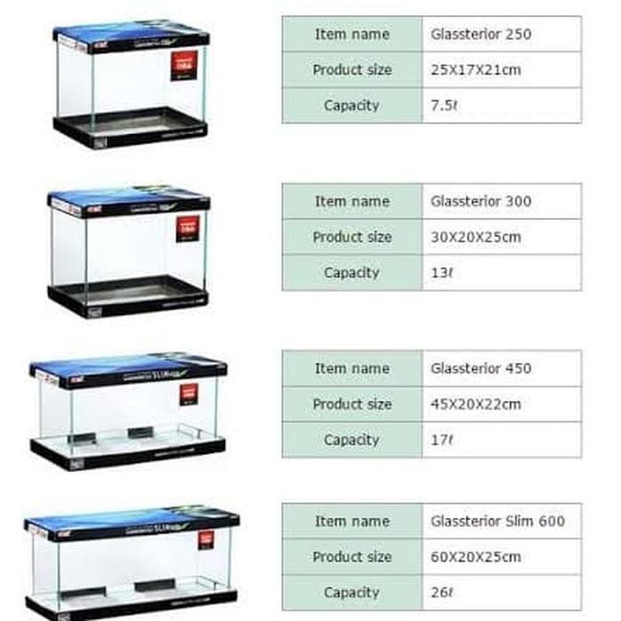 [Perawatan hewan] AQUARIUM GEX GLASSTERIOR 450 SLIM murah/bagus/berkualitas