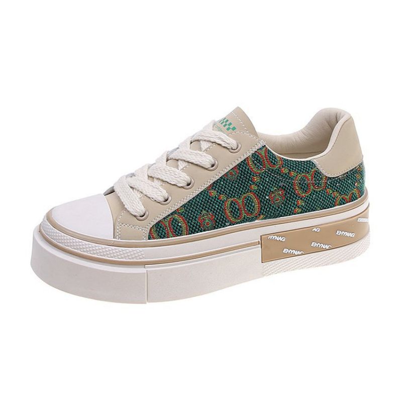 NF7102 - Sepatu Sneaker Fashion Import Terbaru-Green