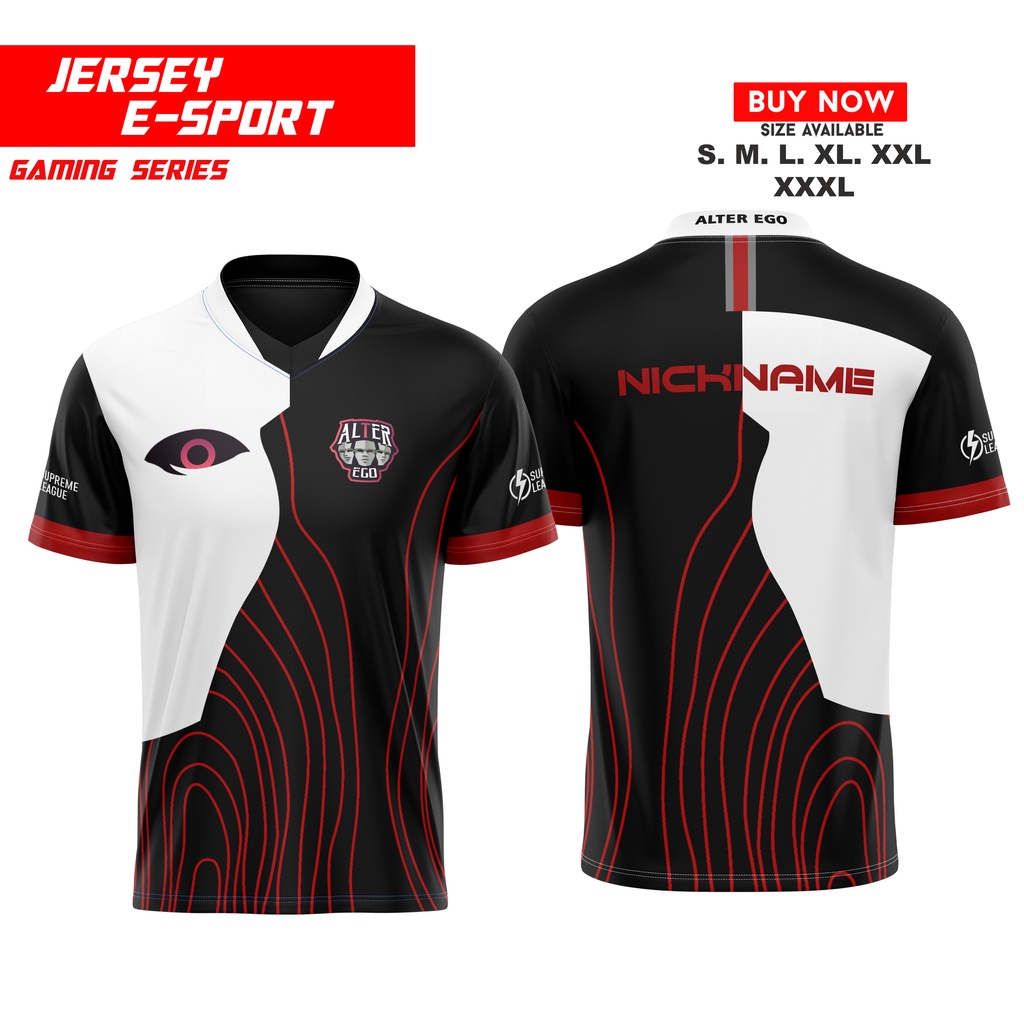 JERSEY GAMING E-SPORT ALTER EGO 2020 FREE NICKNAME