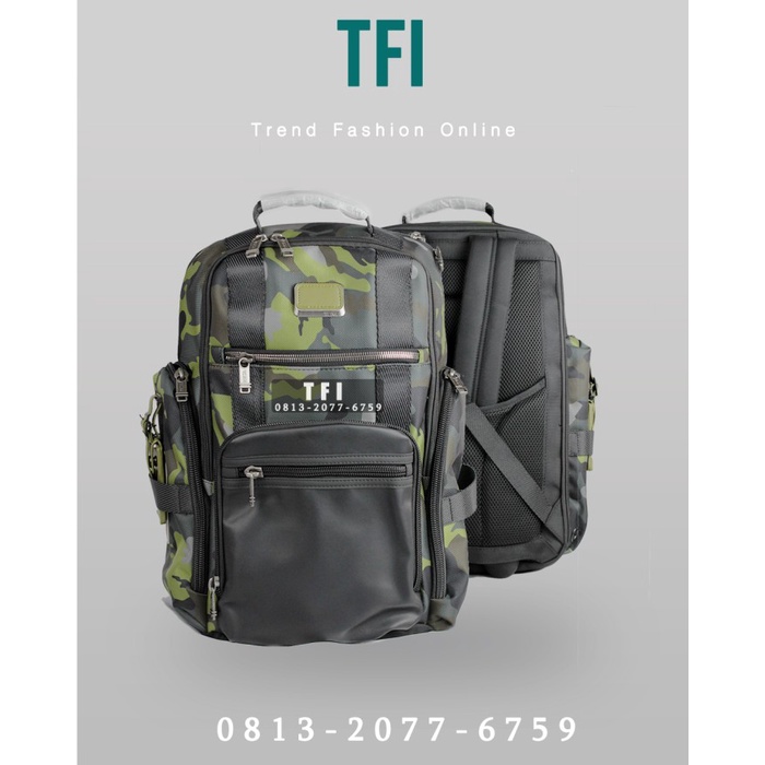 Raedy stok TAS TUMI ALPHA BRAVO SHEPPARD DELUXE RANSEL PRIA TAS PUNGGUNG ARMY Original