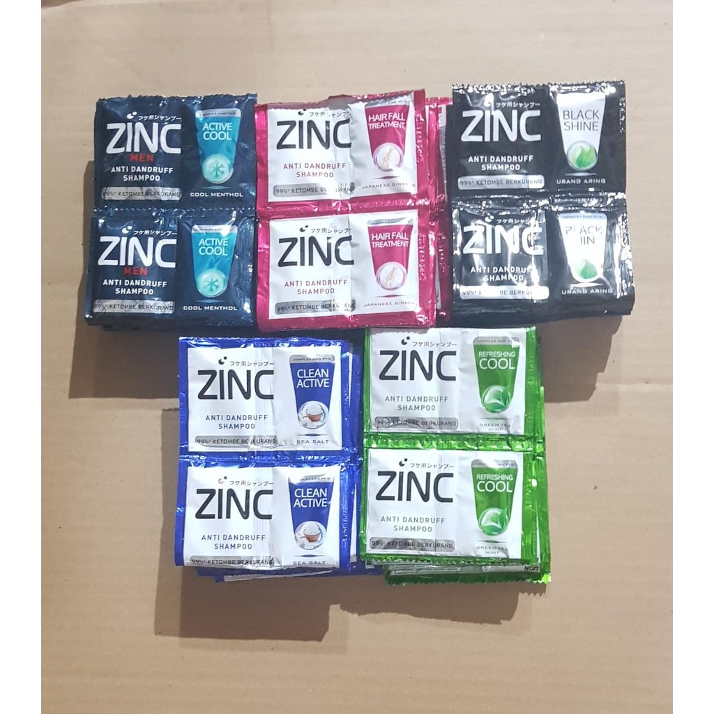 SHAMPOO ZINC 1 RENCENG ISI 12 SACHET