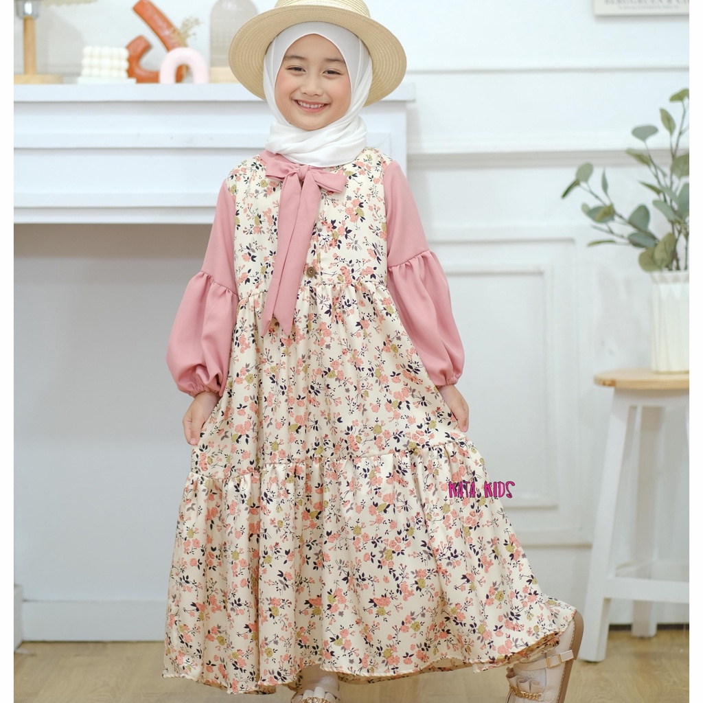 KATA KIDS Dress Gamis Cantik Anak Shena Original by Kata Kids