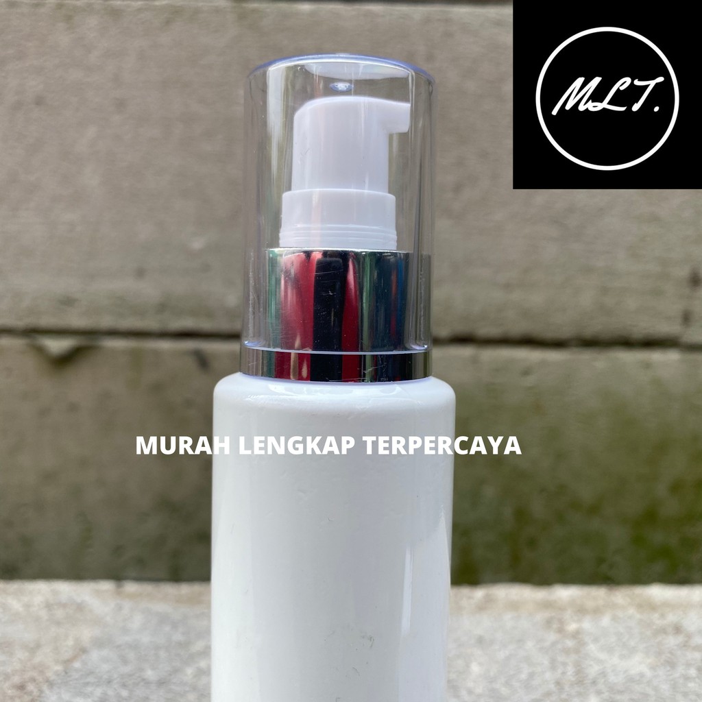 BOTOL PUMP TREATMENT 150ML RF PUTIH PUMP TREATMENT SILVER FULLCAP