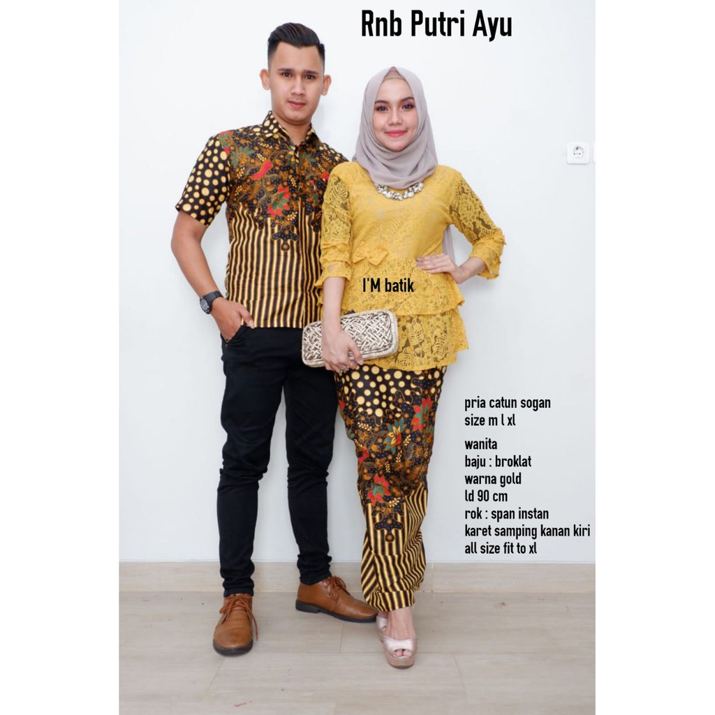 GROSIR BATIK COUPLE RNB PUTRI AYU