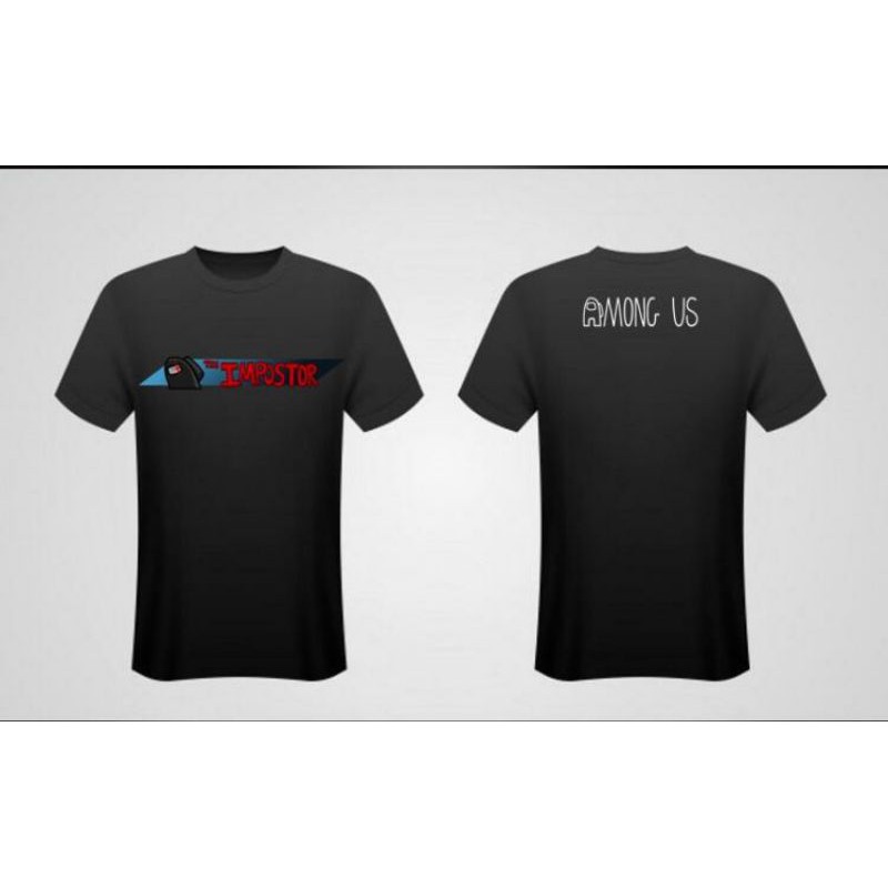 BAJU KAOS TSHIRT PRIA WANITA GAME AMONG US IMPOSTOR YANG LAGI VIRAL