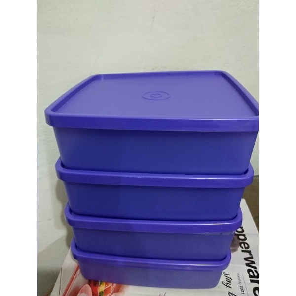 Large Square Away Tupperware (1), kotak makan untuk anak dan dewasa