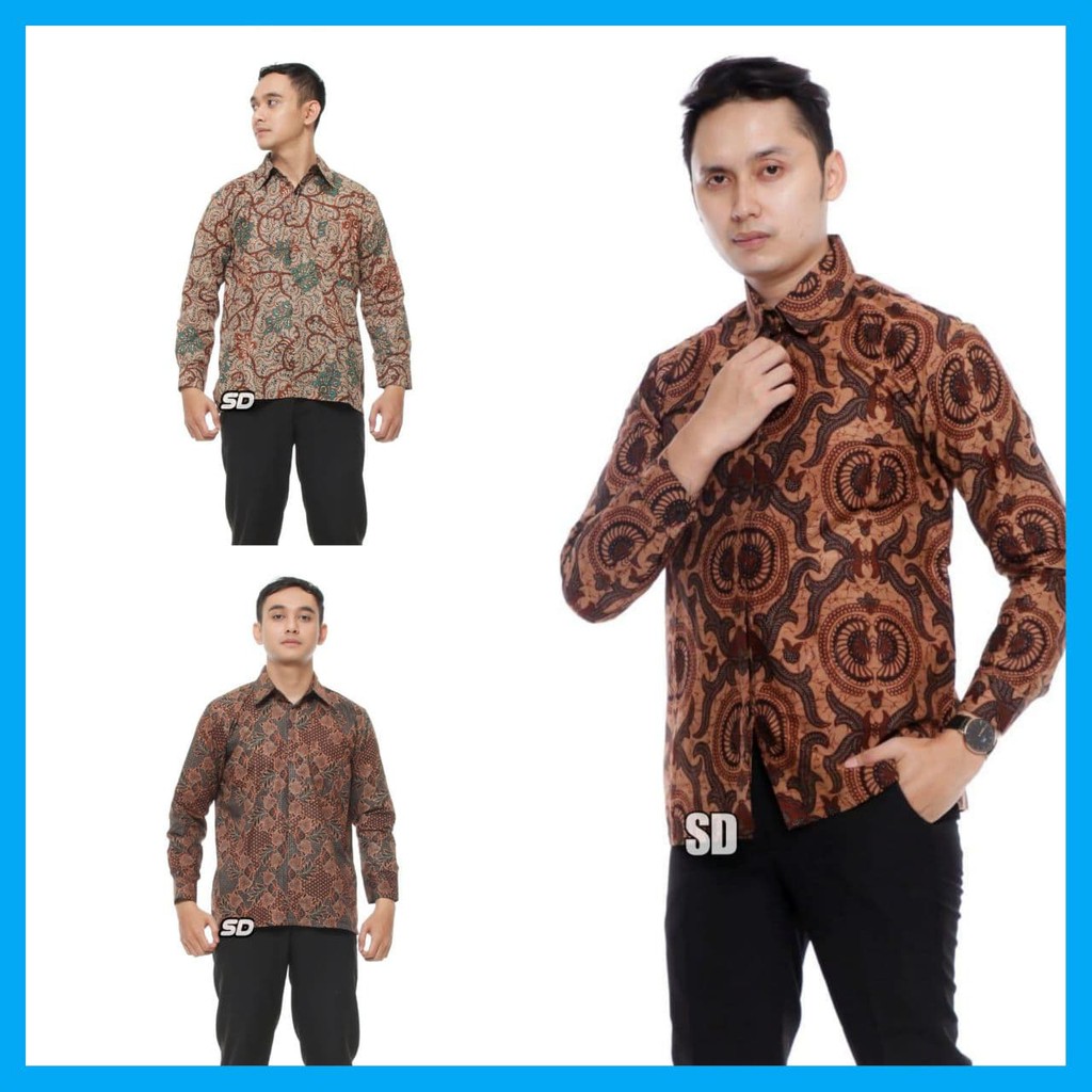 KEMEJA SLIMFIT ATASAN PRIA BAJU KEKINIAN BATIK KEKINIAN BAJU BATIK KEREN BATIK MURAH FASHION PRIA