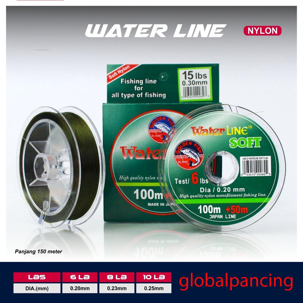 Benang senar pancing Water line soft