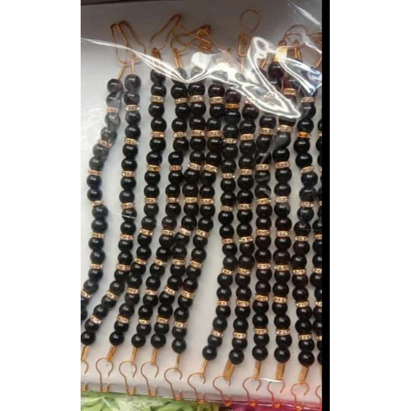 konektor masker Mutiara Lusinan / Grosir Pengait Tali Masker lusinan isi 12 pcs